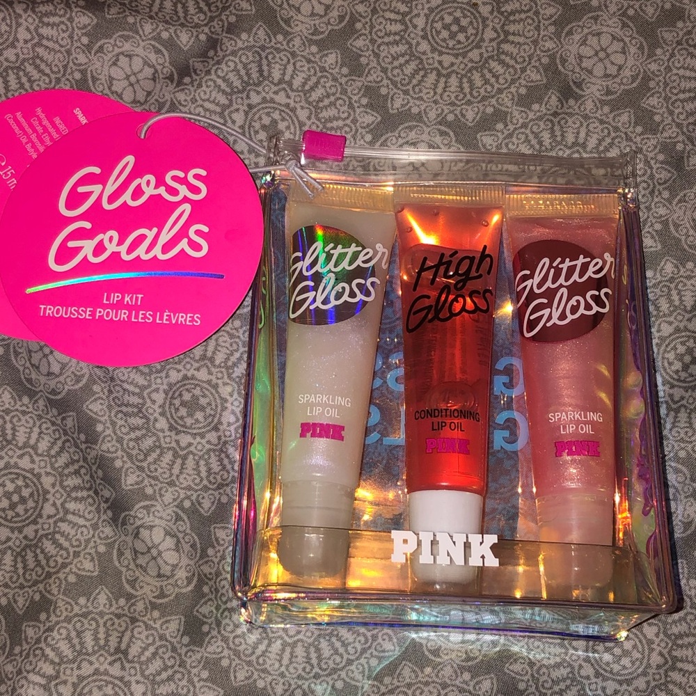Pink lip gloss